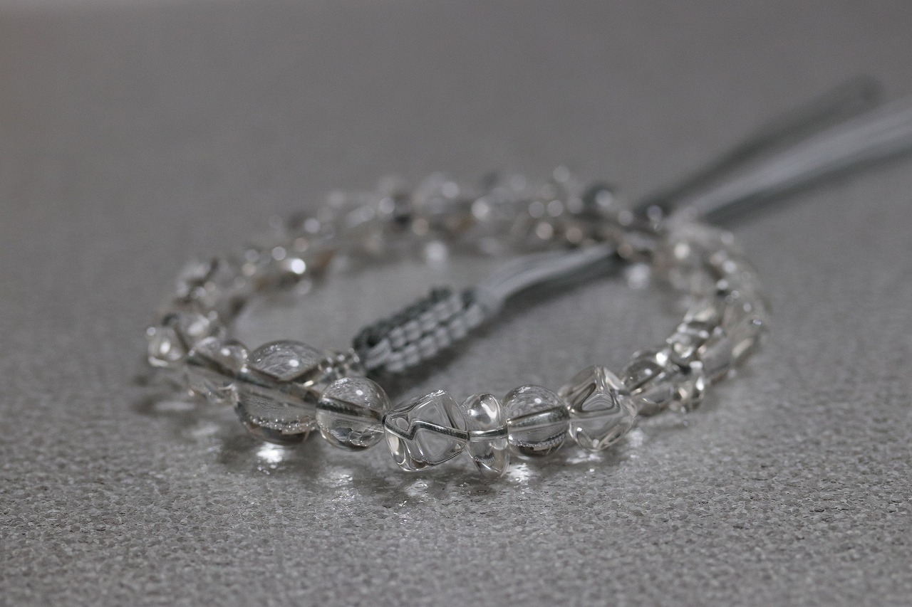 水晶○△□念珠